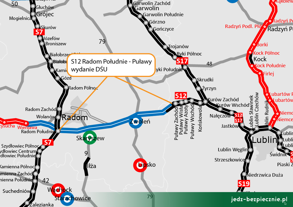 POLSKIE DROGI | Decyzja środowiskowa dla S12 Radom - Puławy, woj. mazowieckie